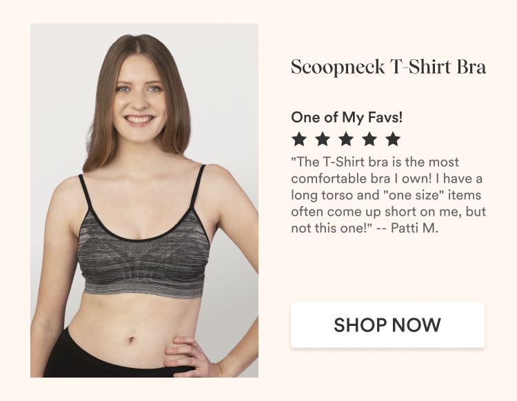 Coobie Seamless Scoopneck Bra,Black,Full Size at  Women's Clothing  store